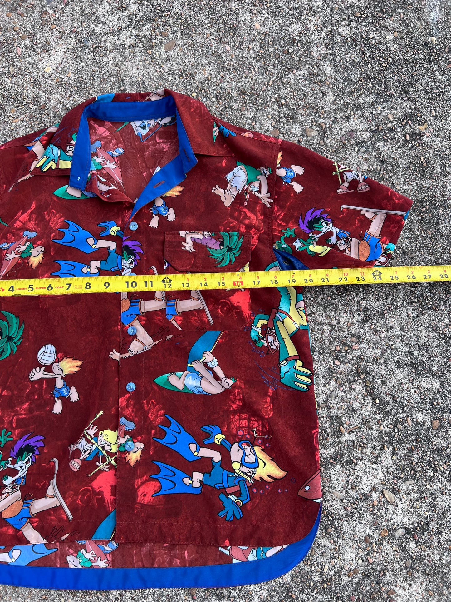 90’s Jnco “Flamehead” button up