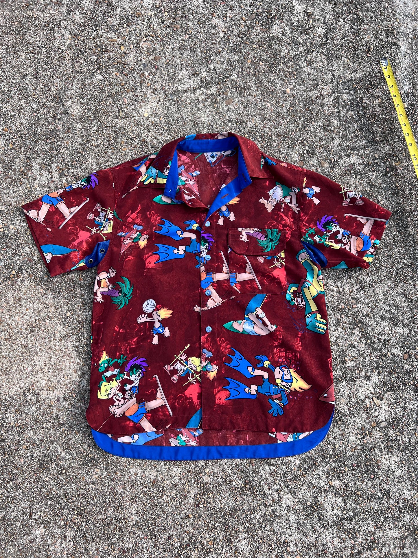 90’s Jnco “Flamehead” button up