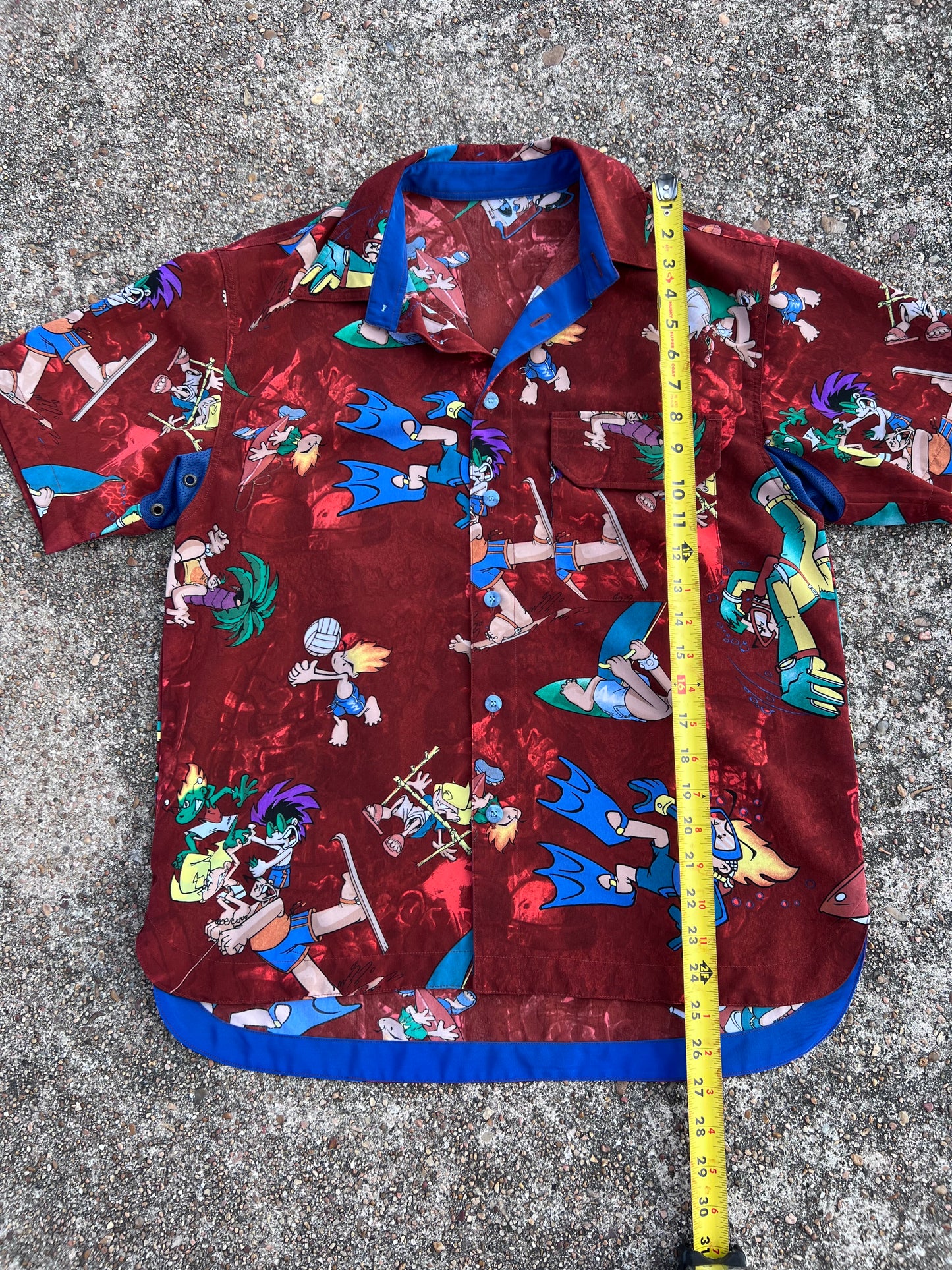 90’s Jnco “Flamehead” button up