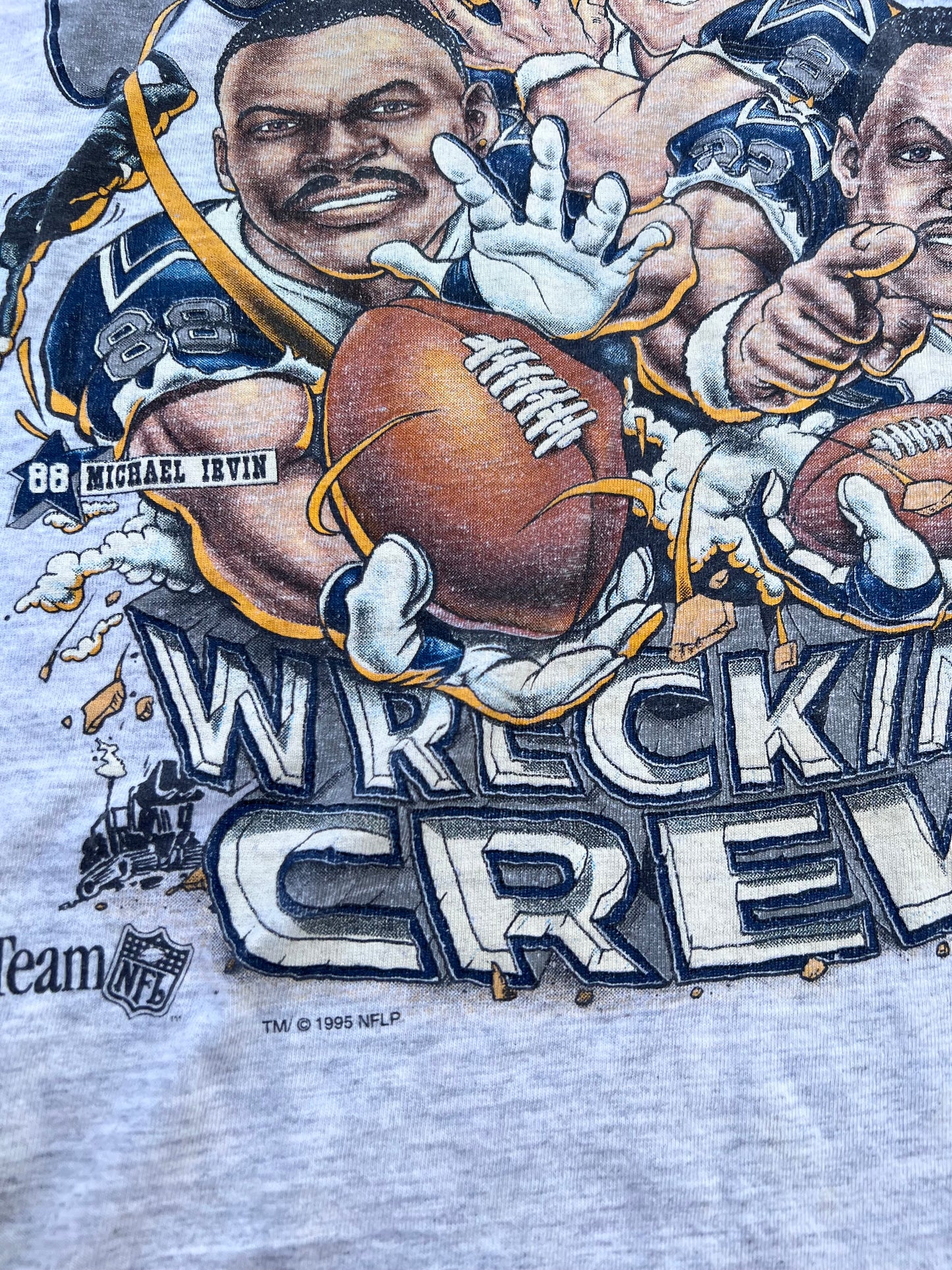 1995 Cowboys “wrecking crew” tee