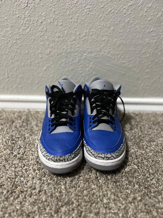 Jordan 3 Retro Varsity Royal Cement Mens