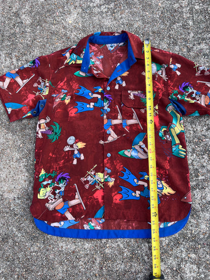 90’s Jnco “Flamehead” button up