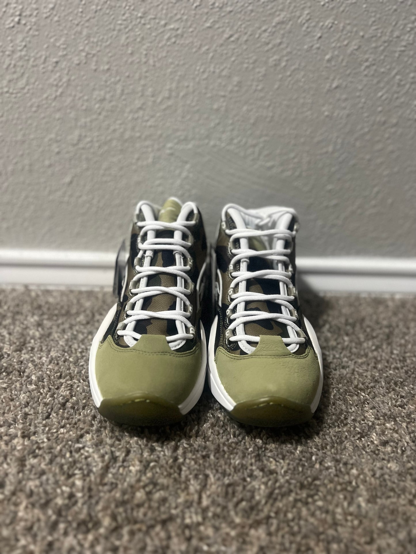 Reebok A Bathing Ape x Mita Sneakers x Question Mid 1st Camo